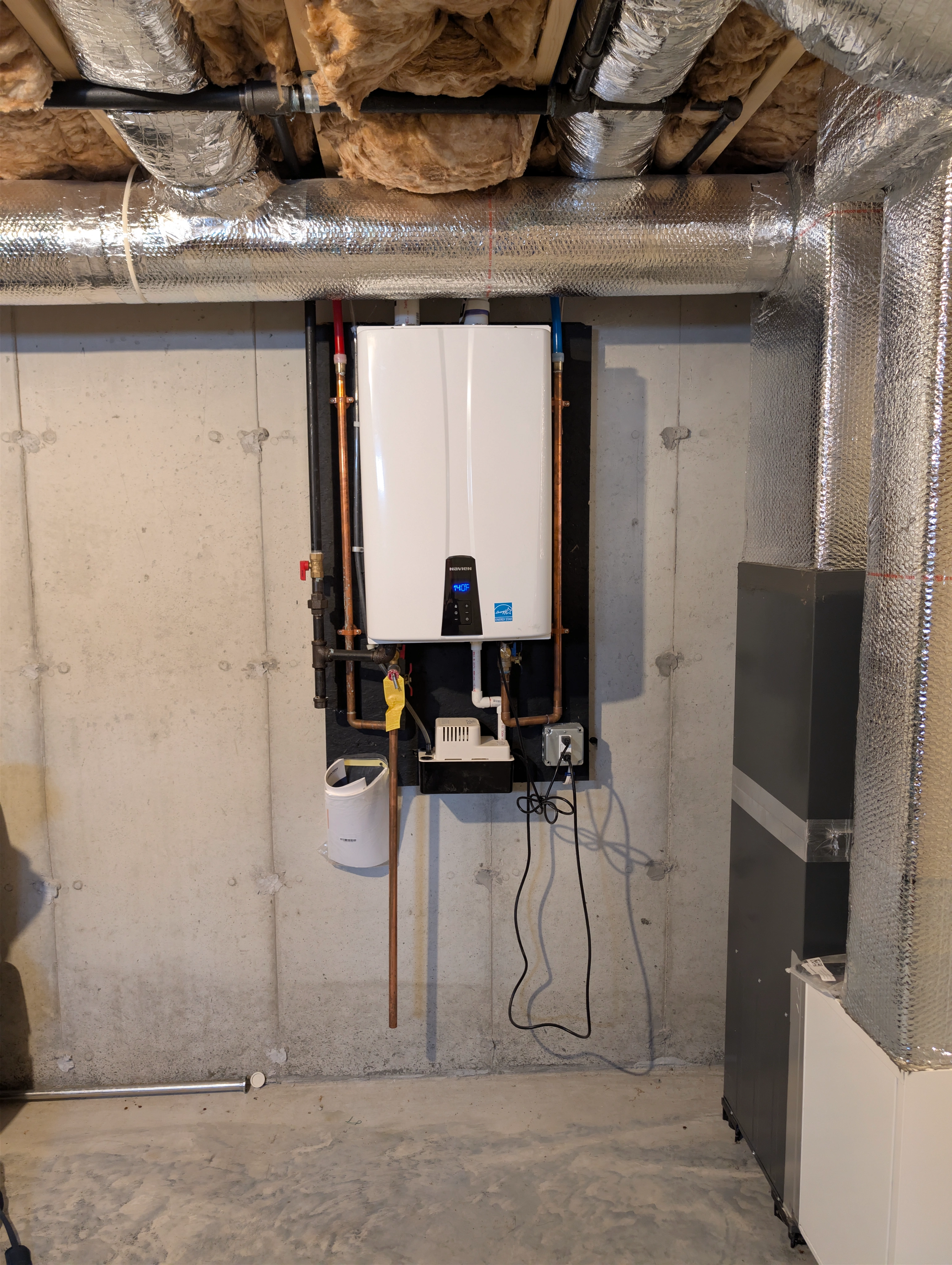 Finished Navien repair