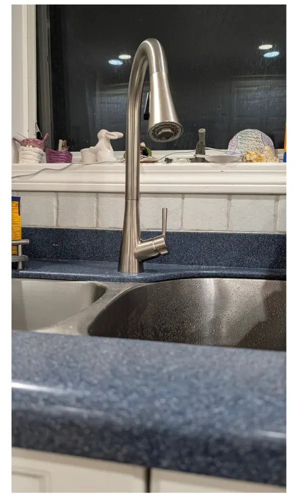 New Kitchen Sink Faucet Installation